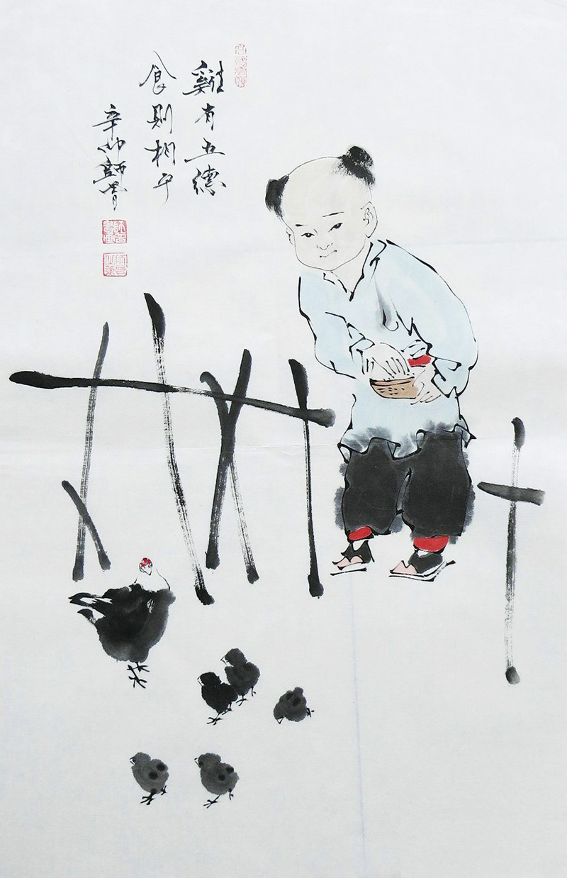 画家师曾作品欣赏